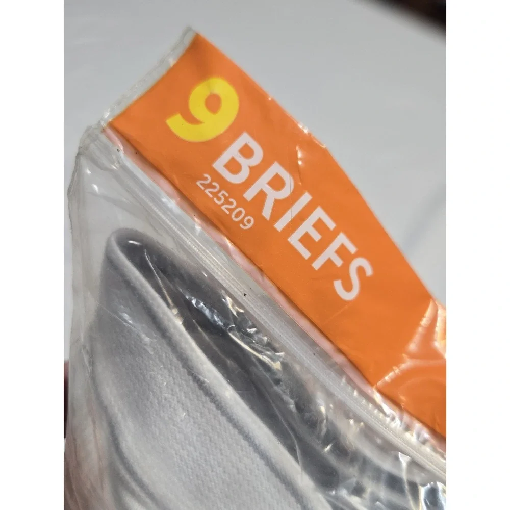 Hanes Tagless White Cotton Briefs Mens Size 2XL Comfort Flex Waistband - 9 Pack